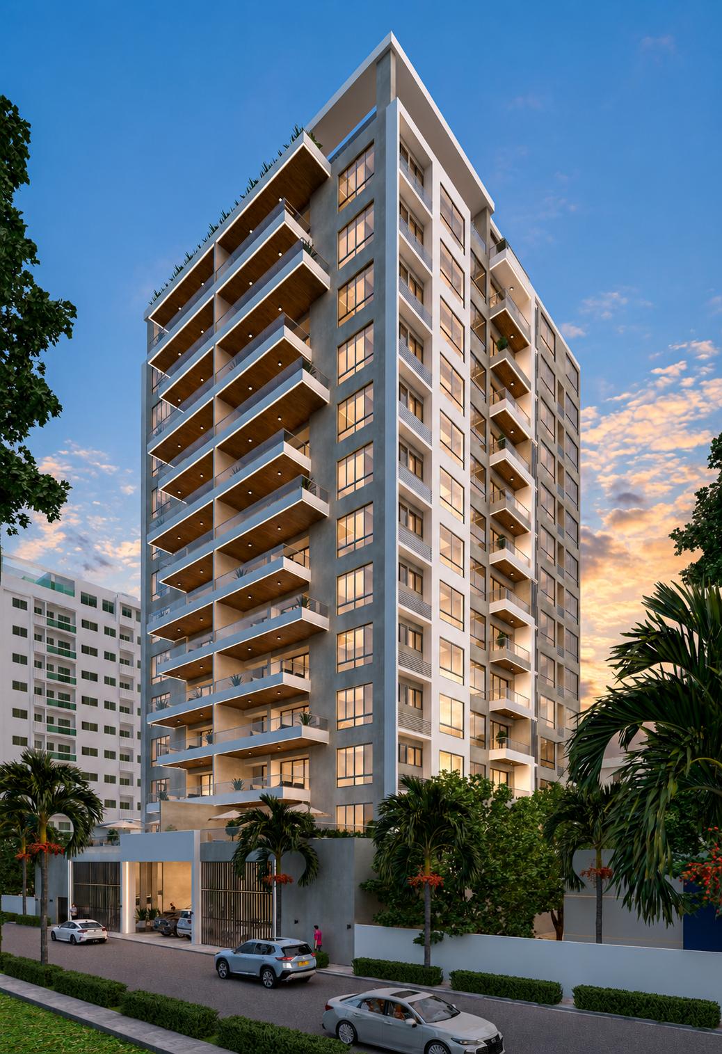 Proyecto Residencial de Apartamentos en Bella Vista. Entrega 2028