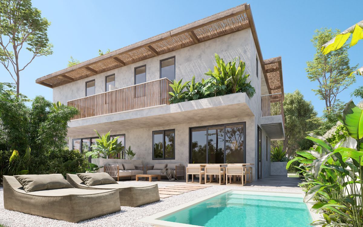 Proyecto de Villas de dos niveles en Downtown Punta Cana