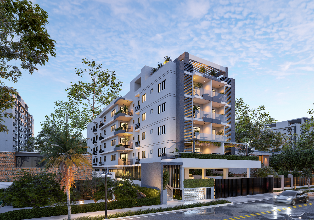 Proyecto de apartamentos en Gazcue