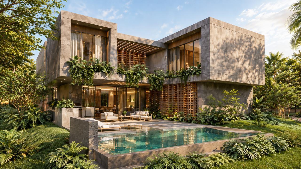 Espectacular villa a la venta en Punta Cana Village, de 5 habitaciones, 6.5 baños, 626 m² de construcción y 1,058 m² de terreno, diseñada para disfrutar de amplios espacios, privacidad y comodidad.