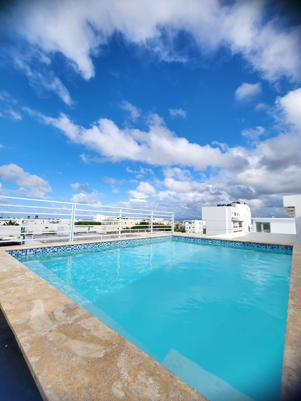 Apartamento en alquiler en Costa Cana, Punta Cana, dos habitaciones, dos baños terraza privada y full amueblado