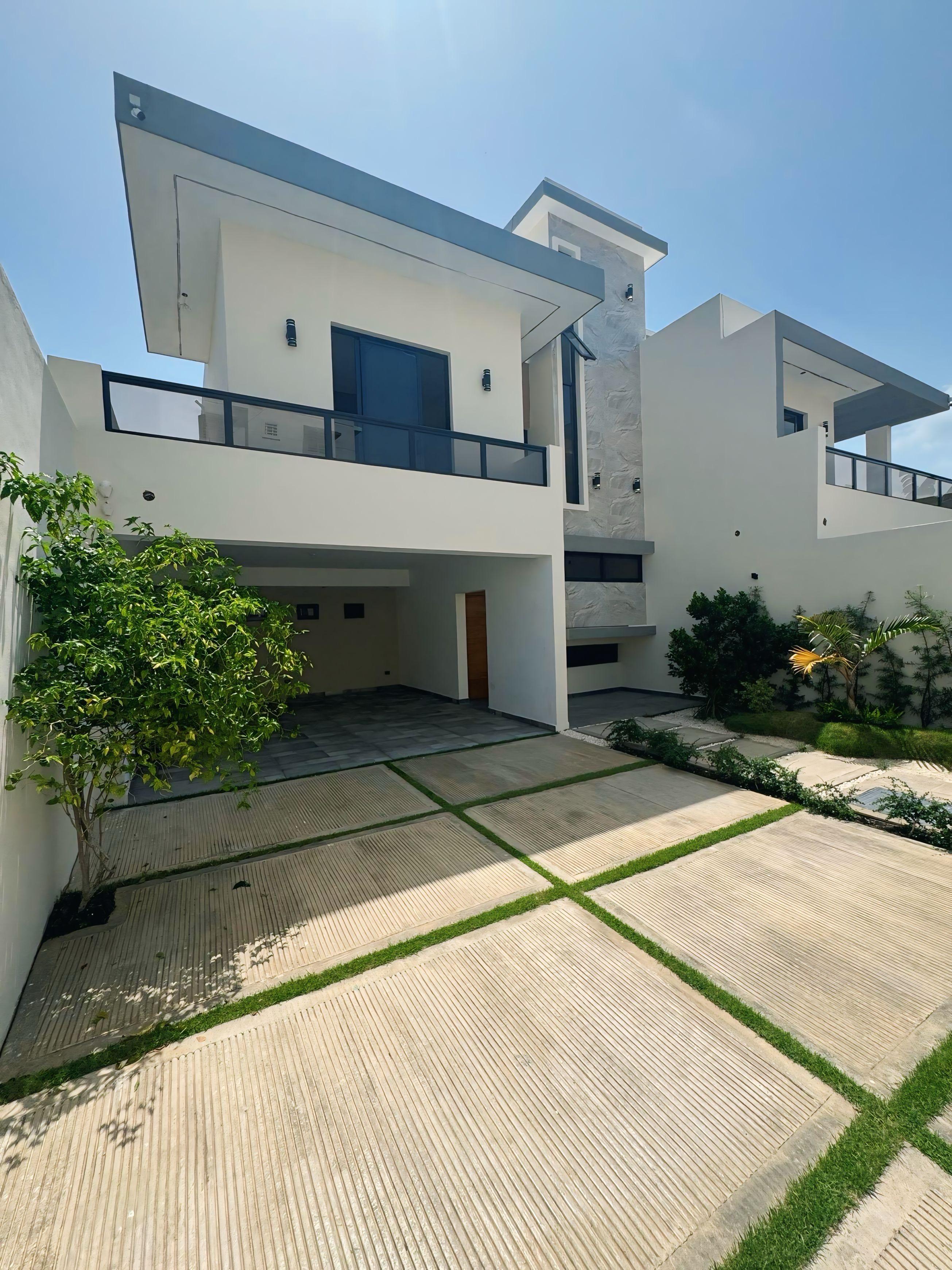 Casa moderna con un estilo italiano