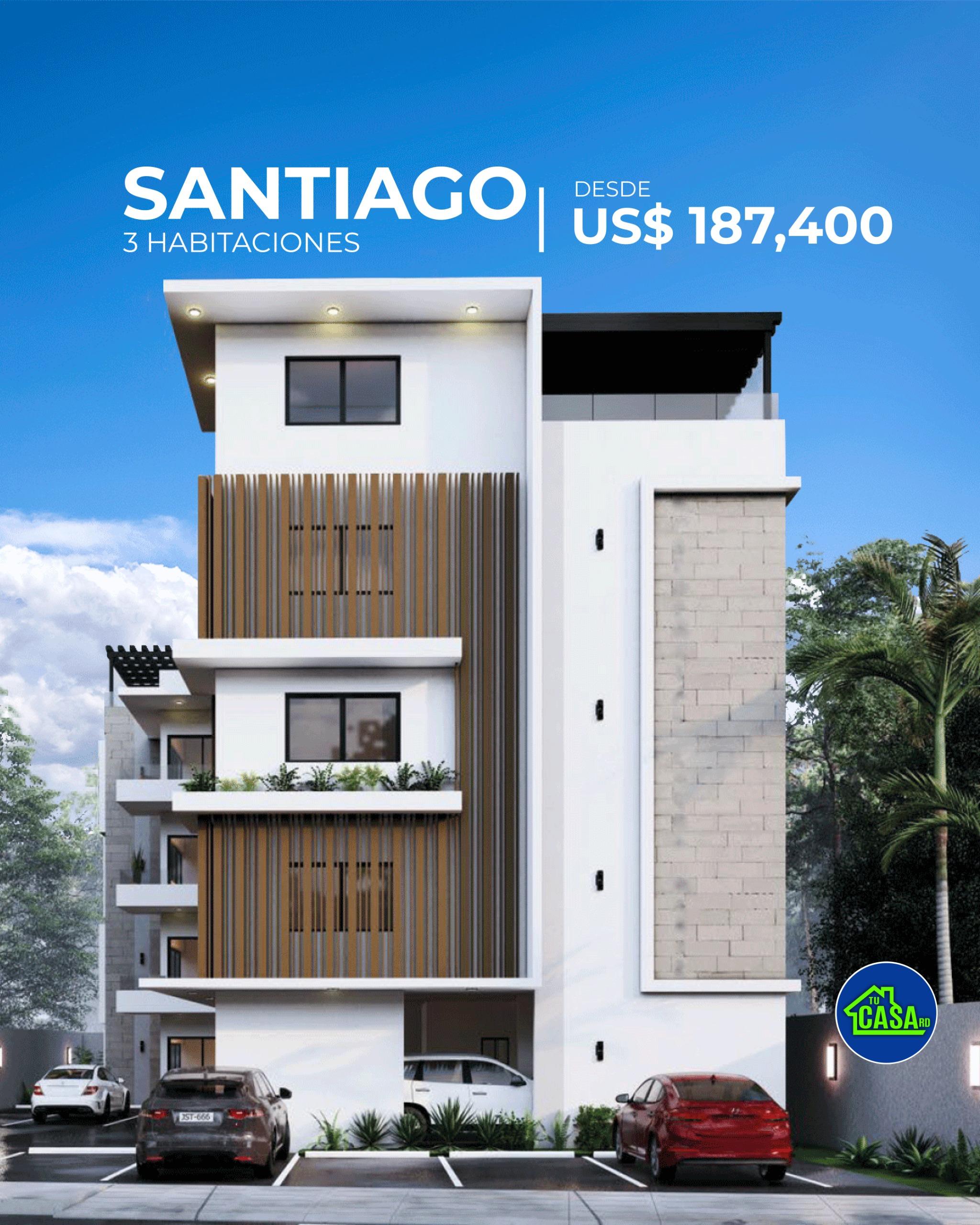 Apartamento de 3 habitaciones en Santiago