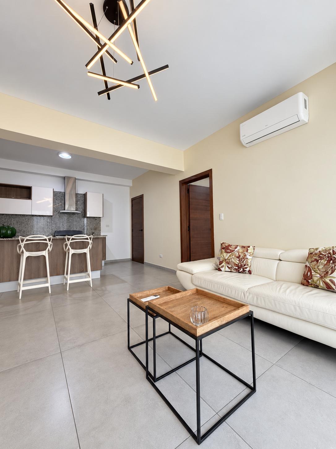 Apartamento amueblado de 1 habitación con terraza en La Esperilla