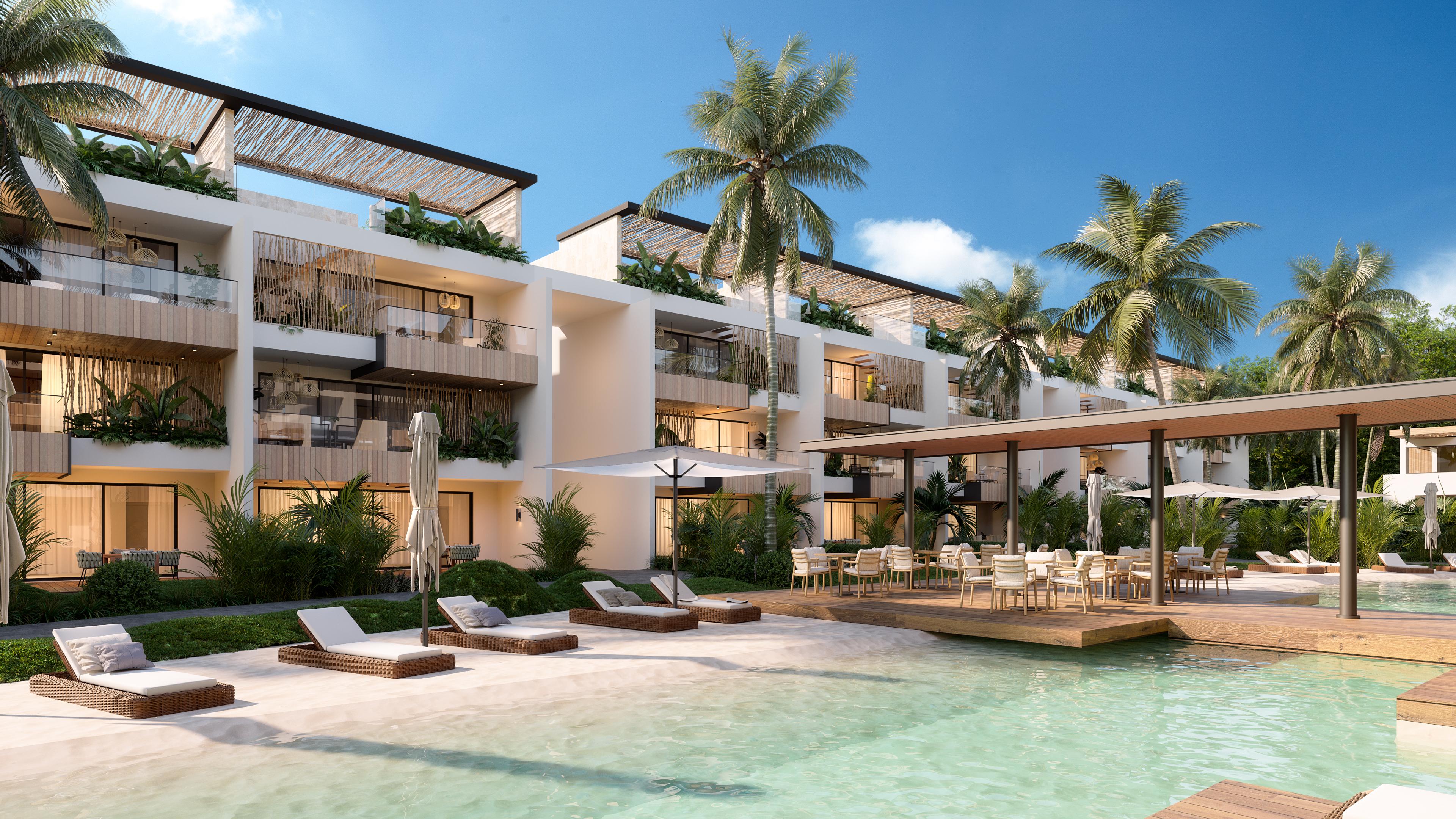 Modernos Apartamentos de 2 Habitaciones en Juan Dolio, en moderno residencial cerrado con amenidades premium
