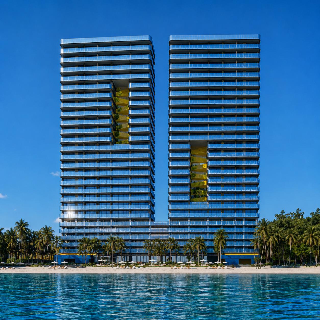 Juan Dolio, Modernos Apartamentos de 1 y 2 Habitaciones Frente a la Playa y a 40 minutos de Santo Domingo