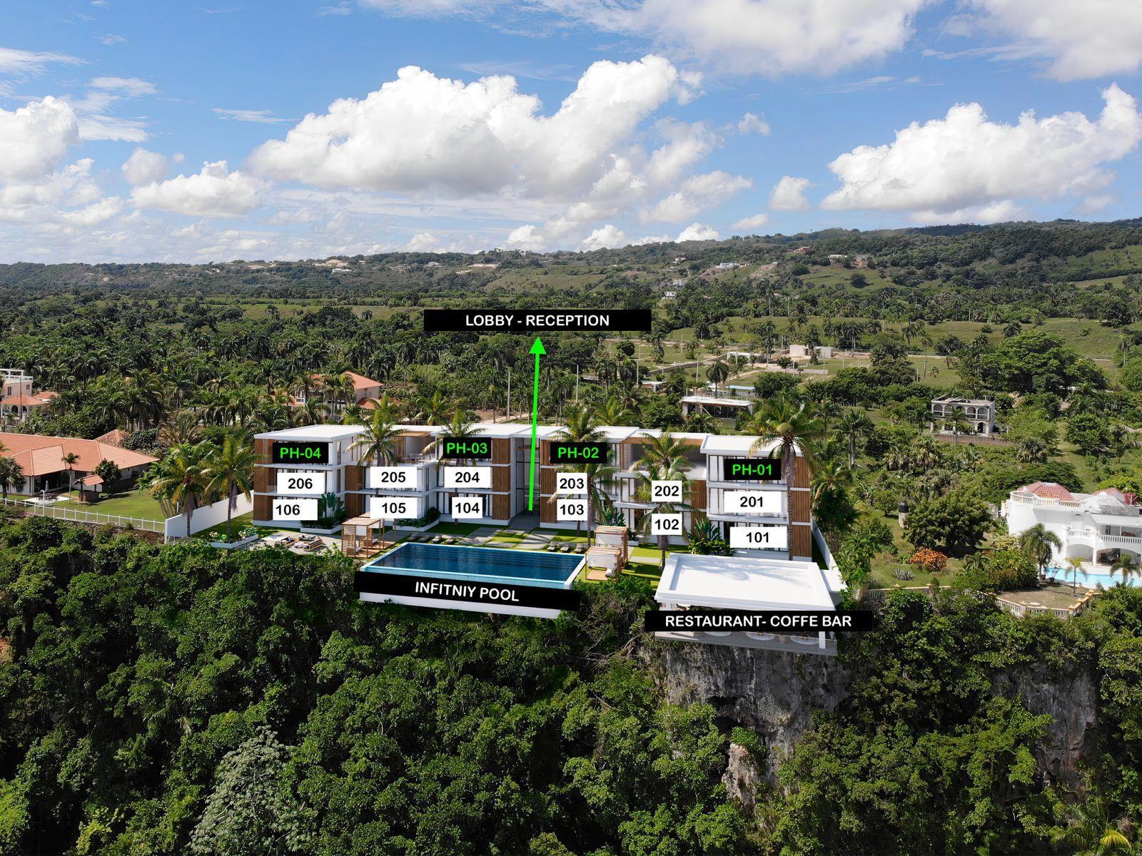 Vendo Penthouses de lujo con vista al mar en Cabrera Hills