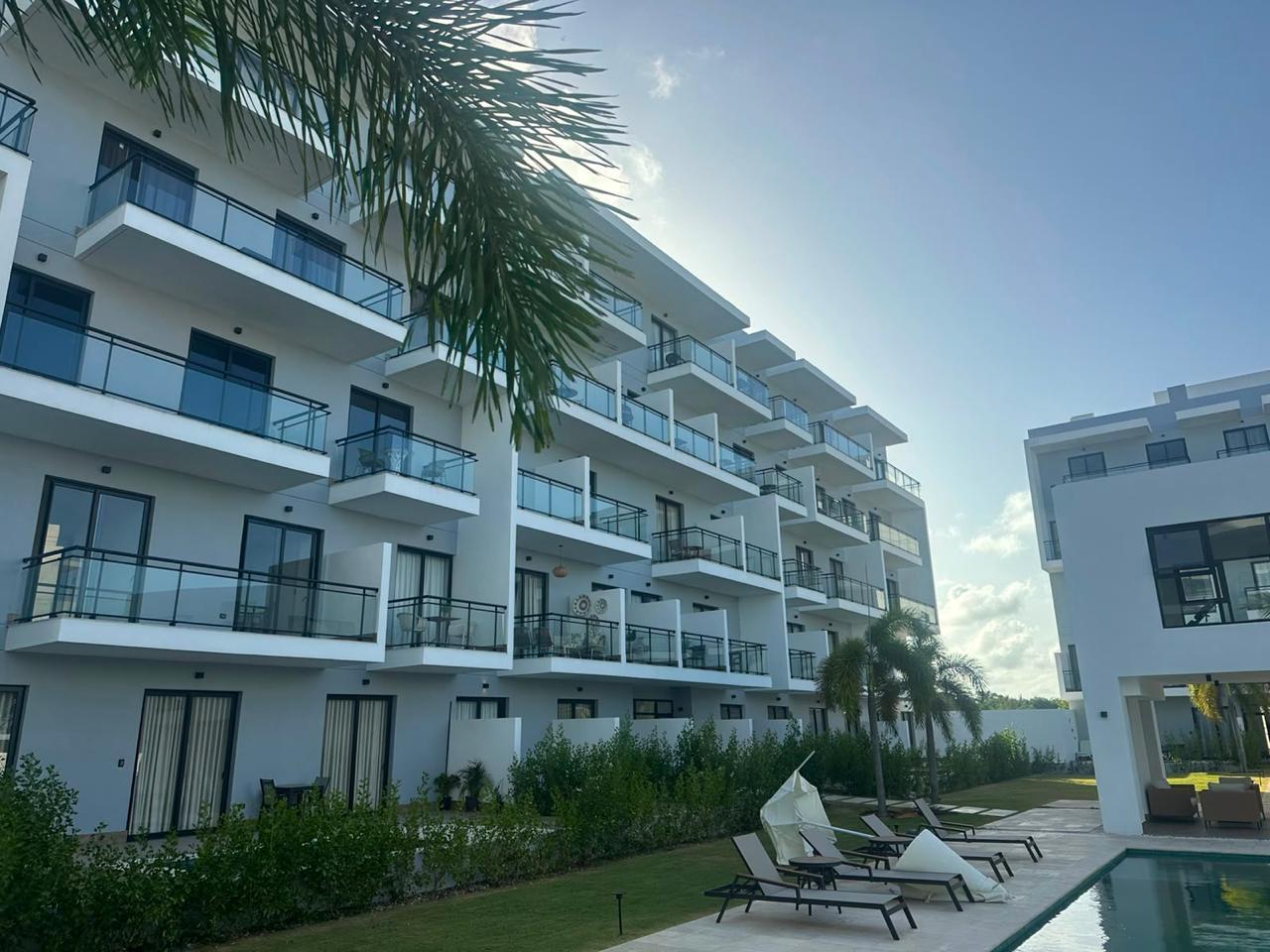 Apartamento amueblado en alquiler en Central Park, Downtown Punta Cana