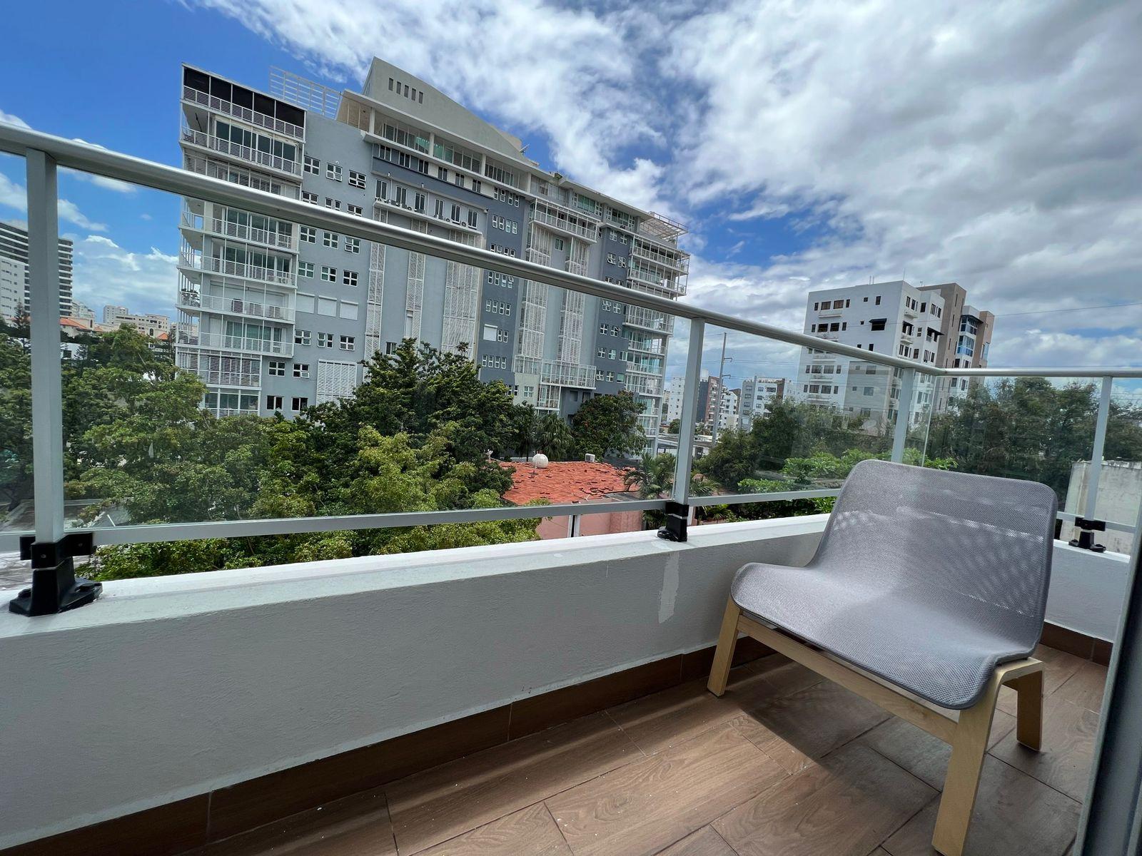 Apartamento amueblado de 1 hab