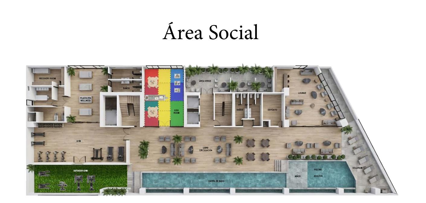 Apartamentos de 2 y 3 Habitaciones, Algunos con Estudio en Planos