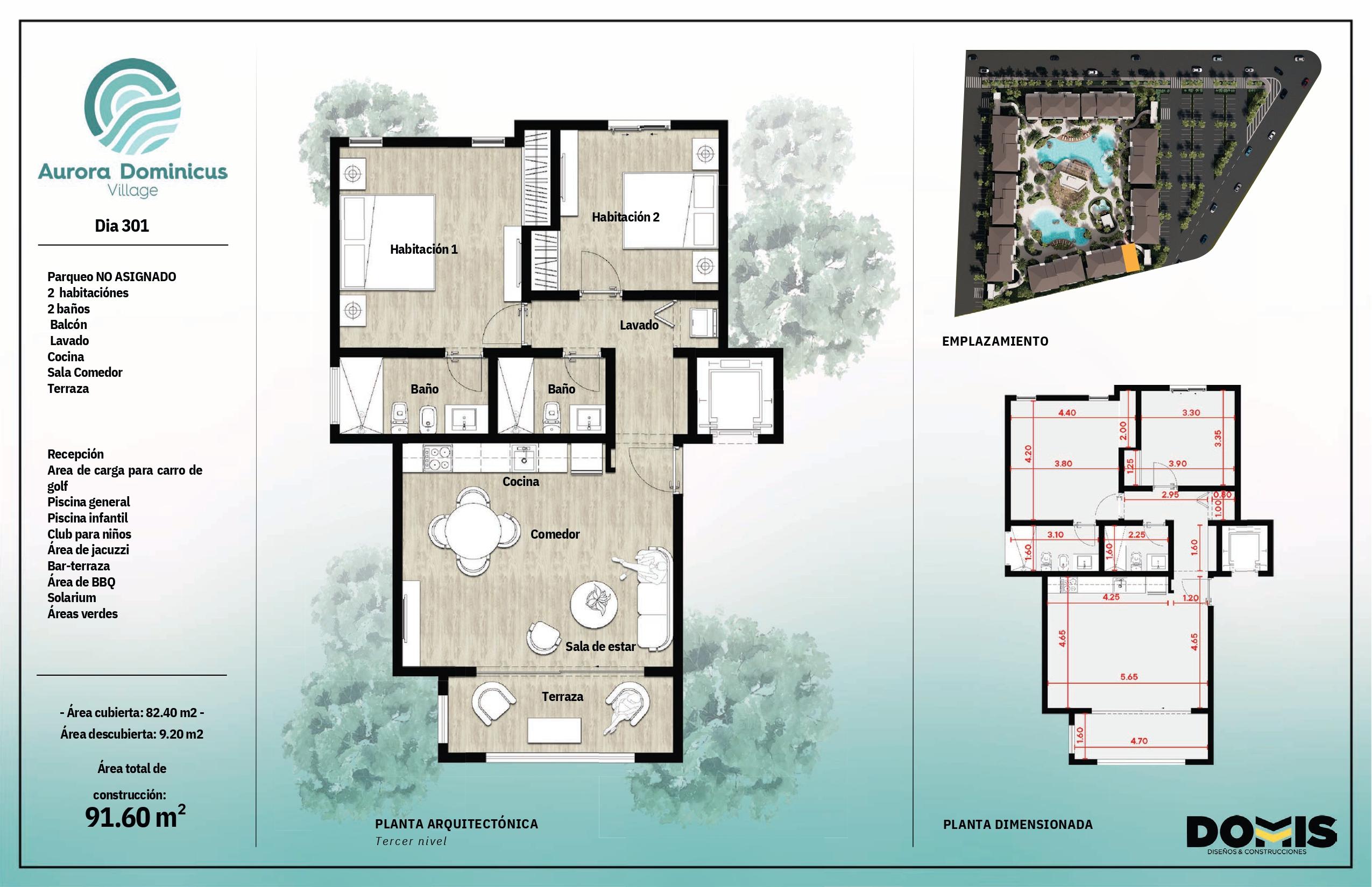 Apartamento en Aurora I, Dominicus