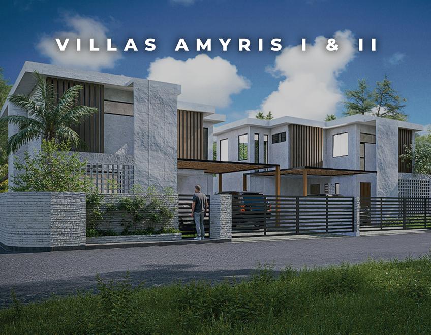 NEW VILLAS AMYRIS I & II Moderna, amplia y lista para la vida real en Cabrera.