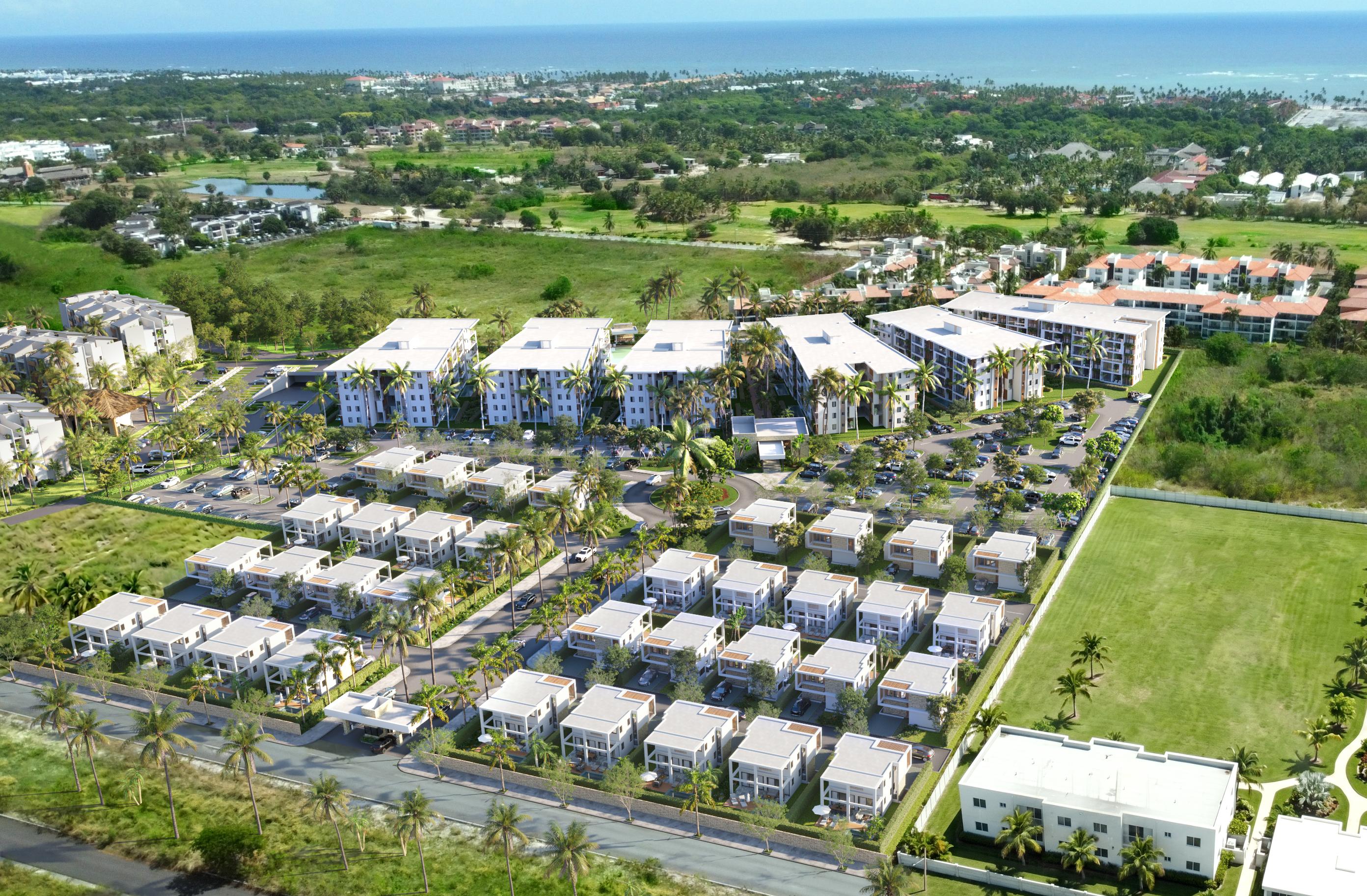 Proyecto de Apartamentos y Villas en Punta Cana | 1 Hab. + Estudio y Villas de 3 Hab.