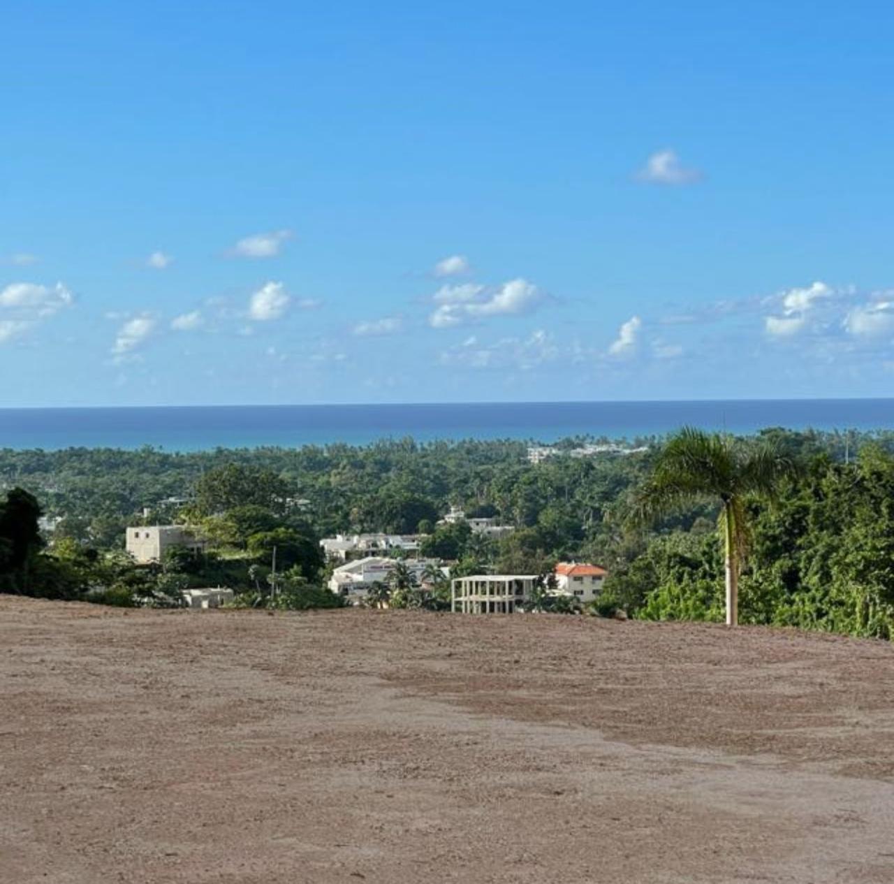Terreno con vista al mar, Centro del Pueblo Las Terrenas