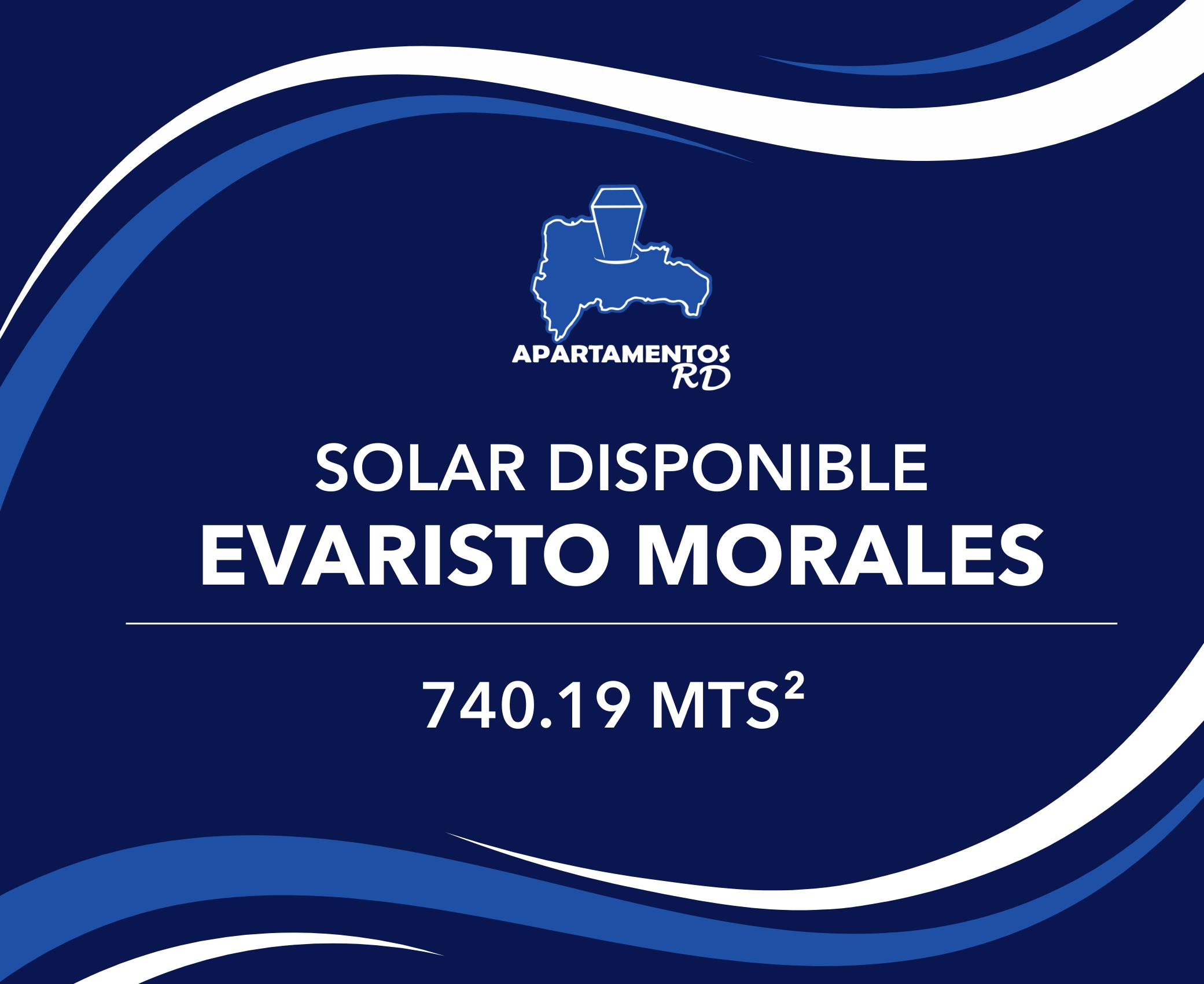 Solar de esquina con doble frente para desarrollo empresarial o residencial – Evaristo Morales