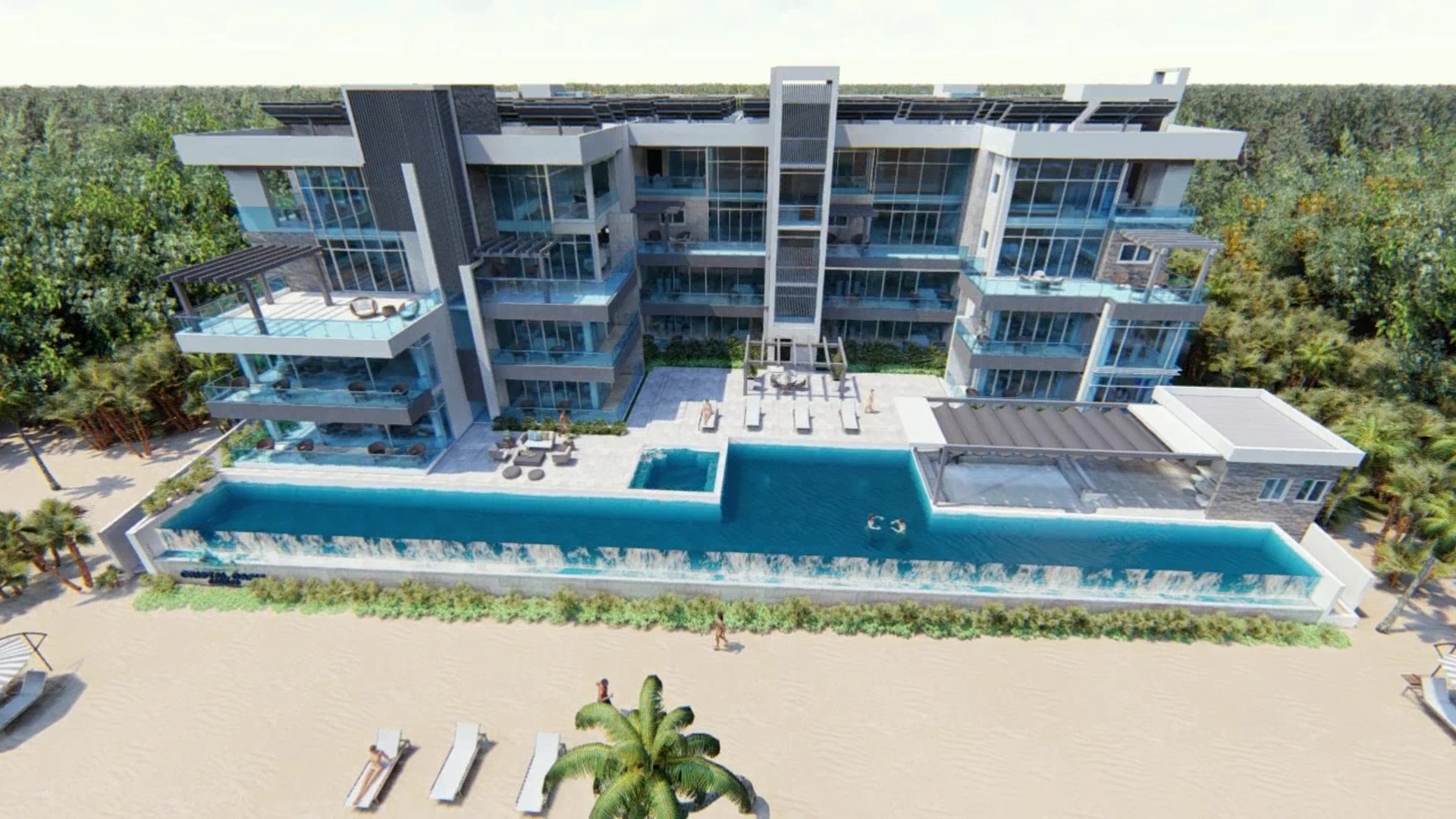 Apartamentos en la playa de Cabarete