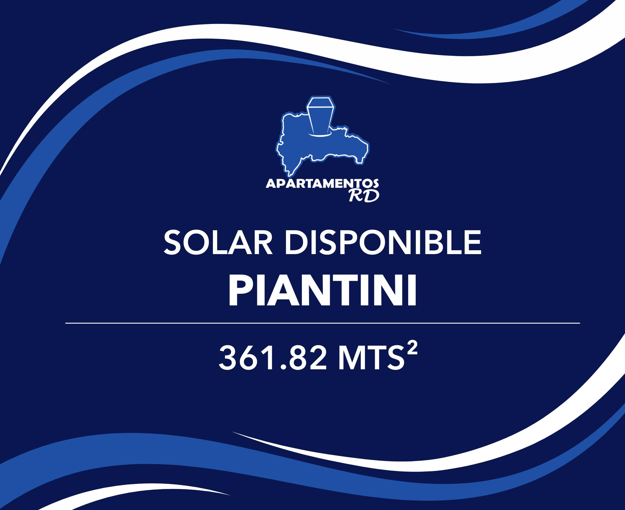 Solar de esquina para proyecto comercial boutique o torre compacta – Piantini