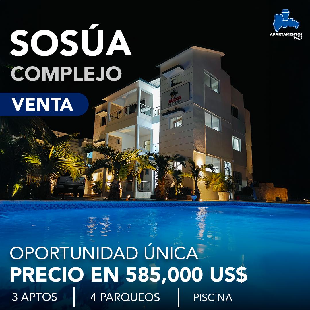 ¡Vive el Paraíso en Sosúa! 🌞COMPLEJO EN VENTA