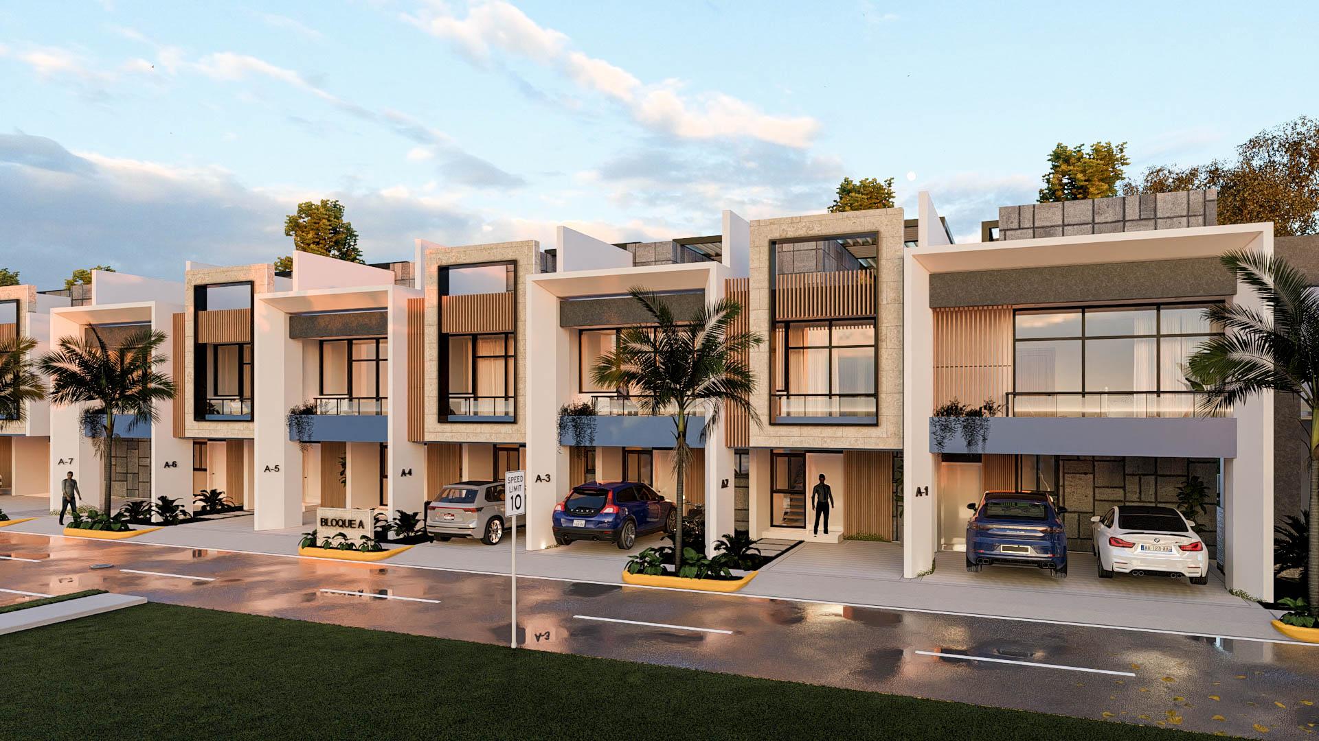 Exclusivo Townhouse Frente al Mar con Amplio Terreno y Arquitectura Moderna