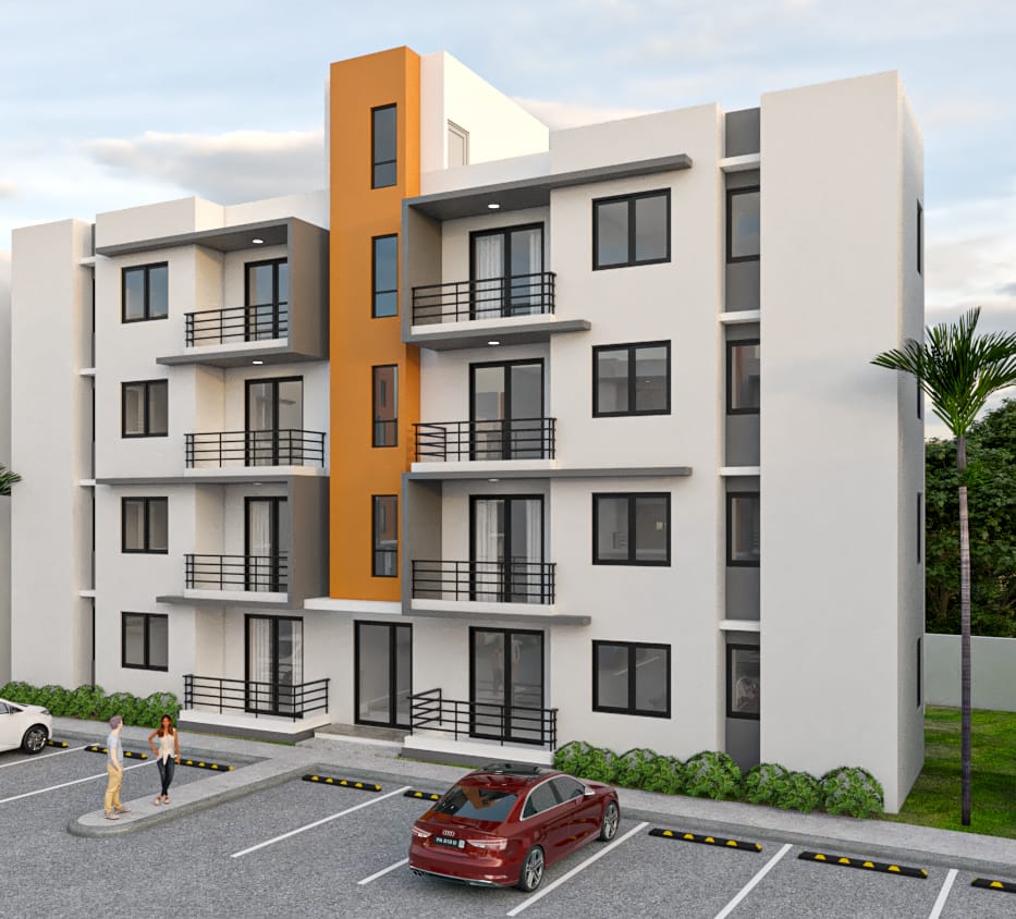 Apartamento de 2 y 3 Habitaciones con Patio y Azotea en Los Álamos, Santiago