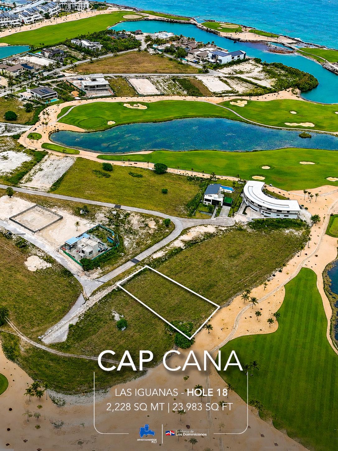 Espectacular solar frente al hoyo 18 del campo de Golf Las Iguanas, Cap Cana