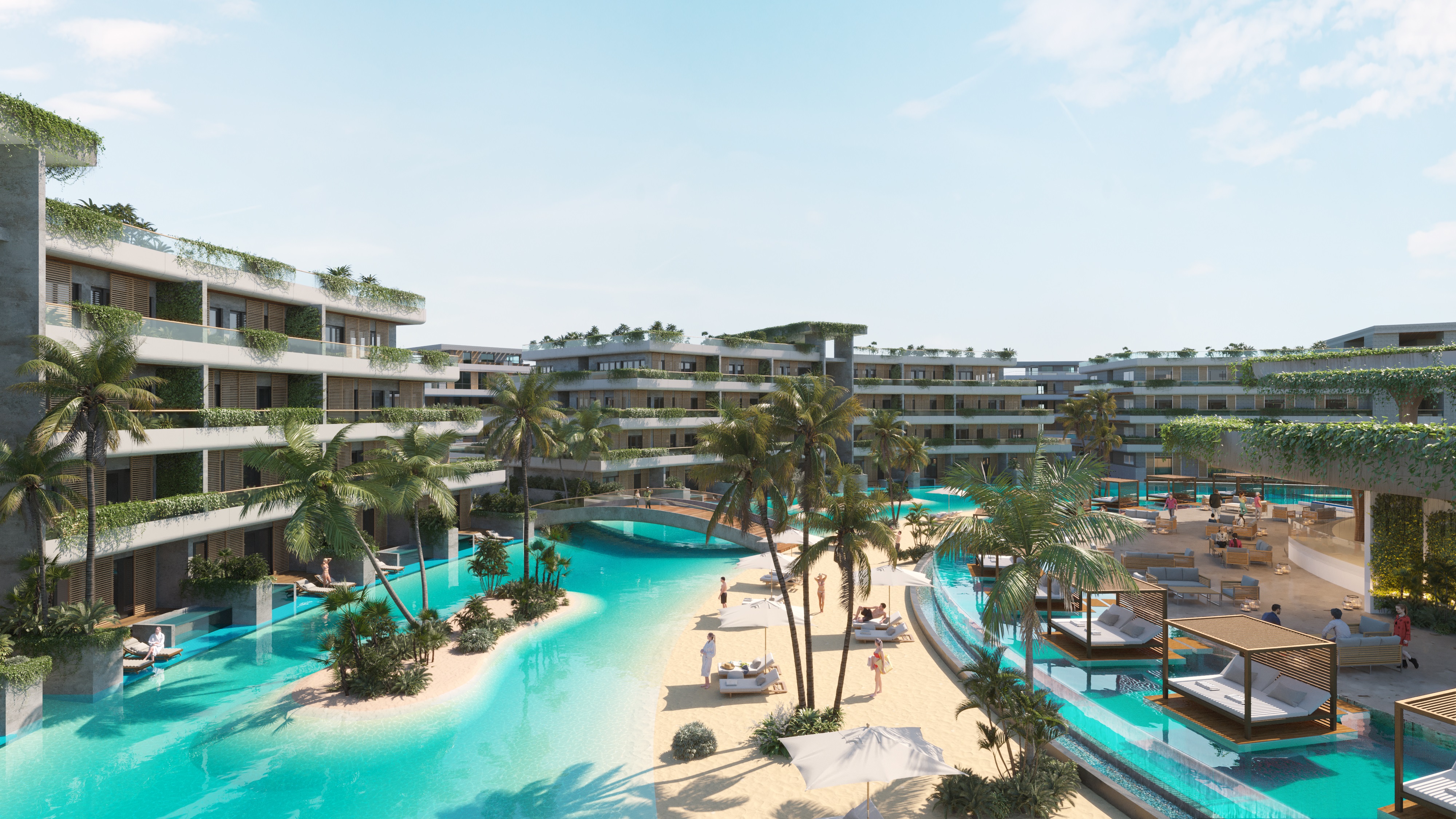 Apartamentos de 1,2 y 3 habitaciones con Club de Playa en Punta Cana