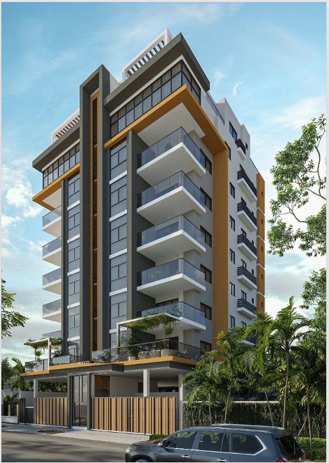 Proyecto exclusivo de 2 apartamentos por piso ubicado en Urbanización Real