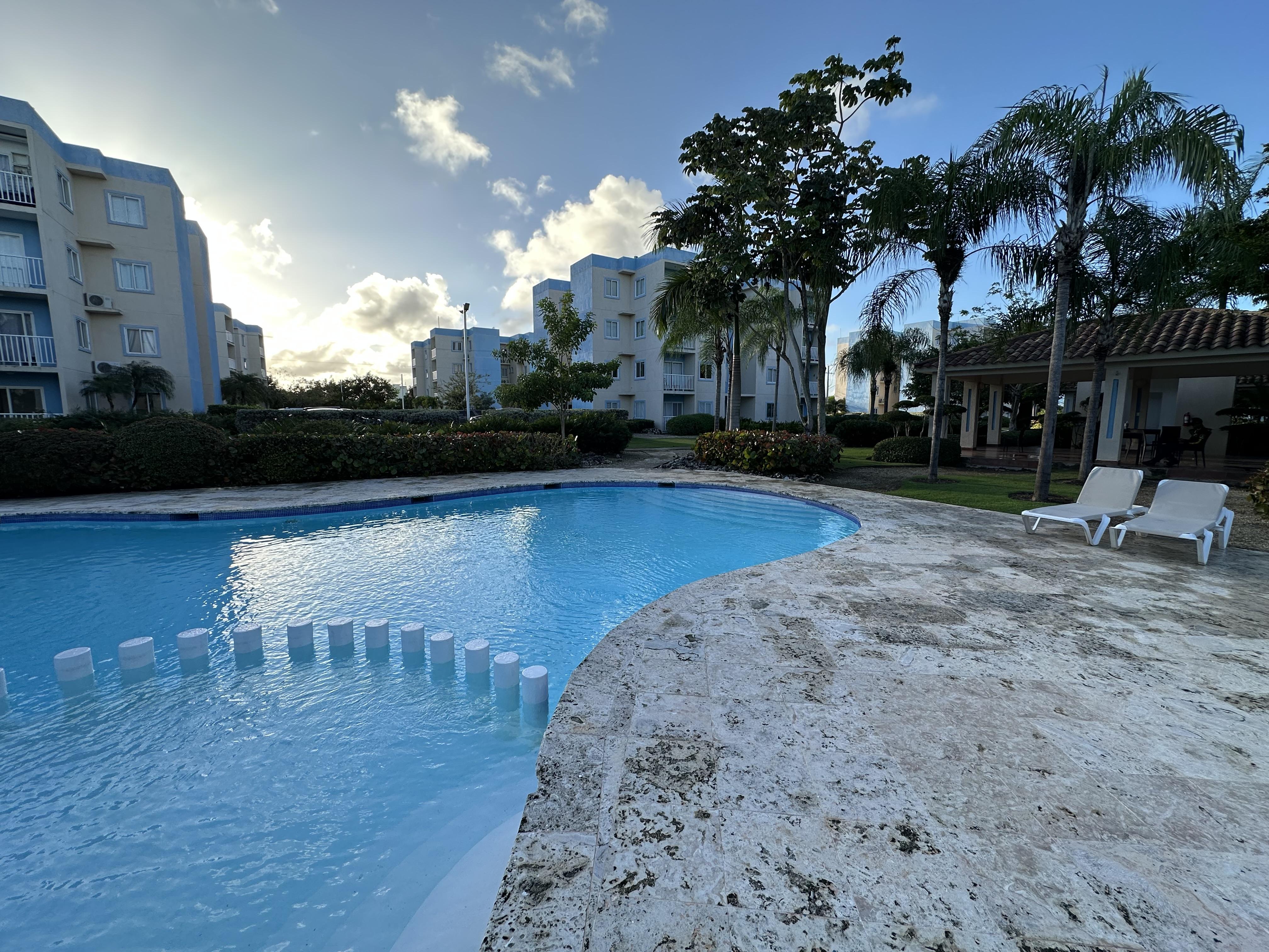 Apartamento listo en Punta Cana en Venta 2 Habs y 2 Baños
