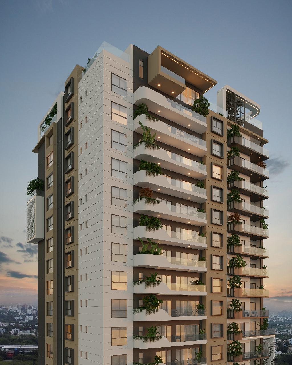 Apartamento de 2 y 3 Habitaciones con Vistas 360° y Áreas Sociales de Lujo en Urbanización Thomen, Santiago