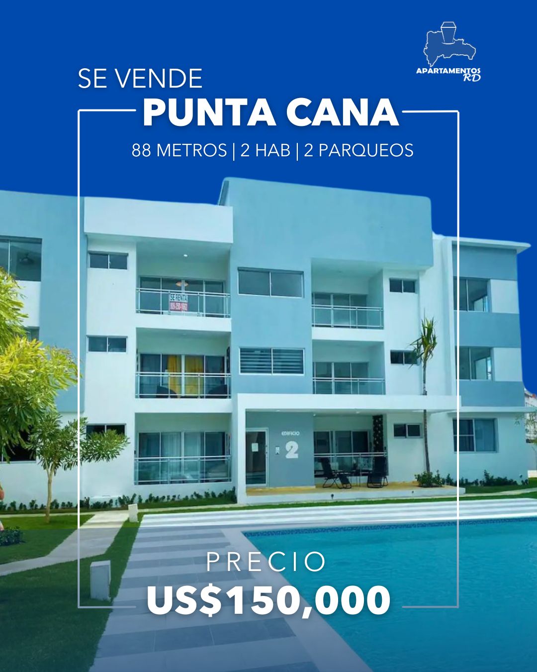*¡Oportunidad única en Punta Cana! Apartamento amueblado por solo US$150,000*