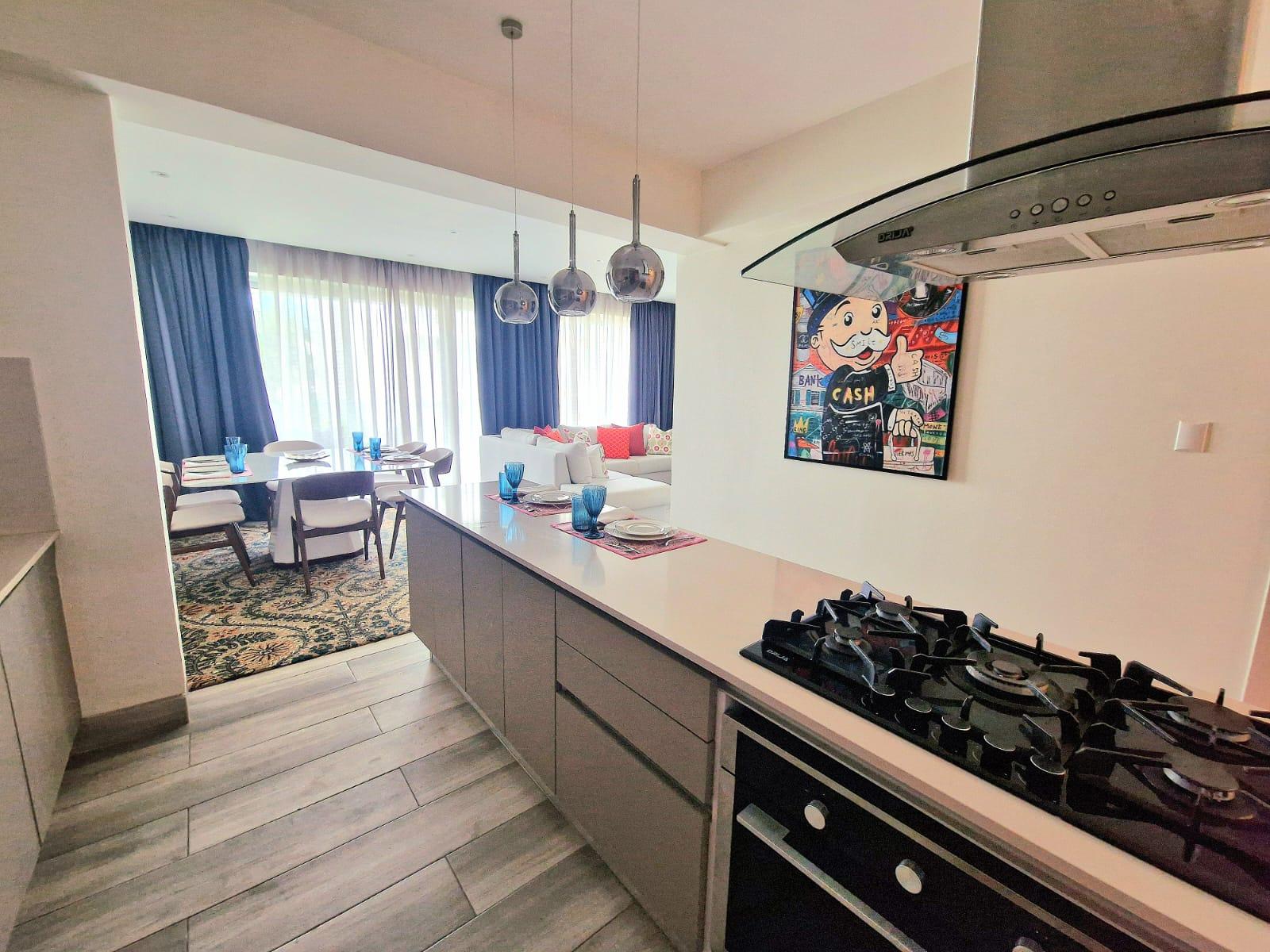 Nuevo Apartamento Amueblado Dos Habitaciones Más Servicio Punta Cana Village