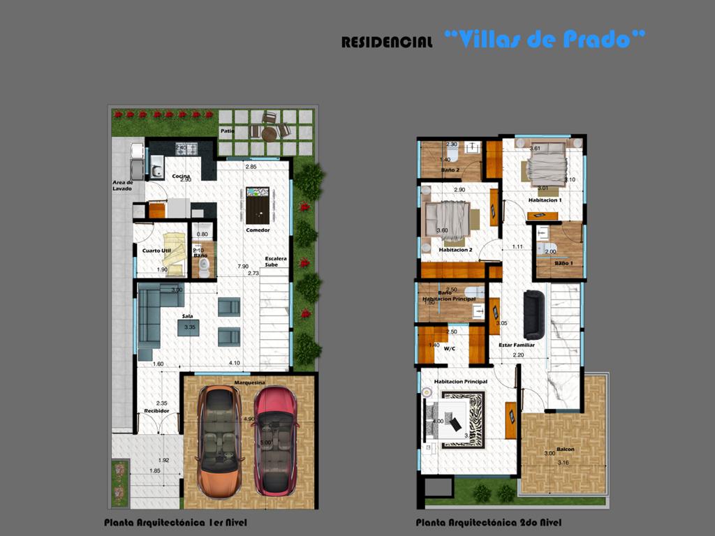 CASAS DE DOS NIVELES - Master Home