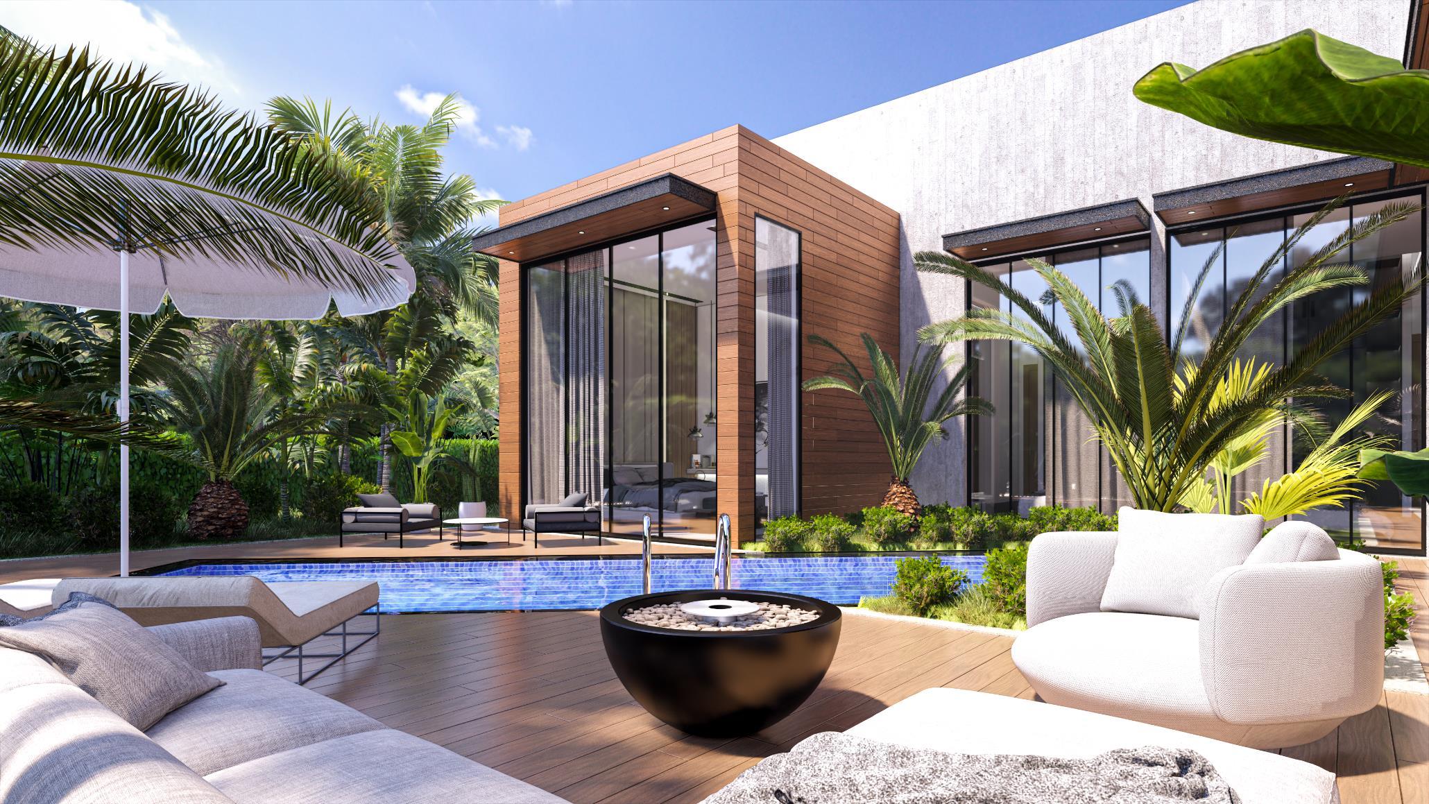 PUNTA CANA VILLAGE, VILLA MODERNA EN CONSTRUCCIÓN EN VENTA