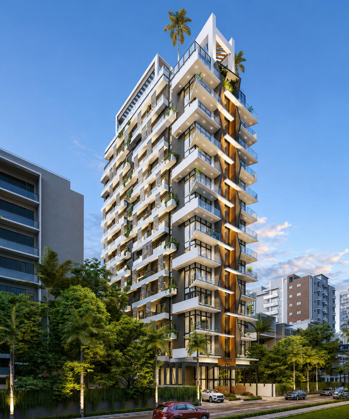 Vive el equilibrio perfecto entre comodidad, modernidad y ubicación en este exclusivo residencial ubicado en el corazón de Ensanche Paraíso.